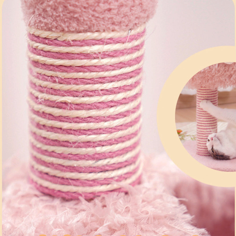 Flamingo Sisal Cat Scratching Post