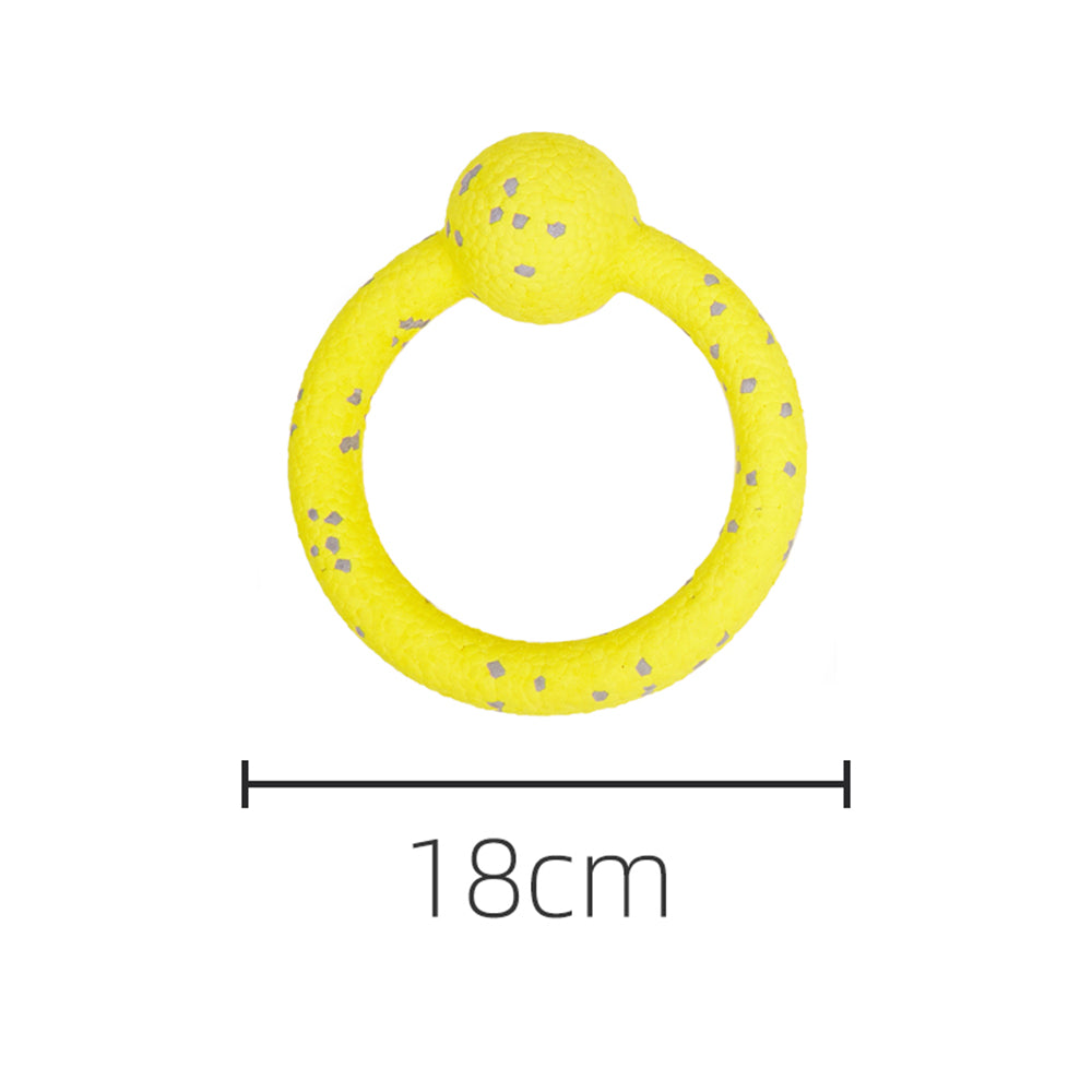 FOFOS Durable Puller Yellow/Grey Bounce Dog Toy