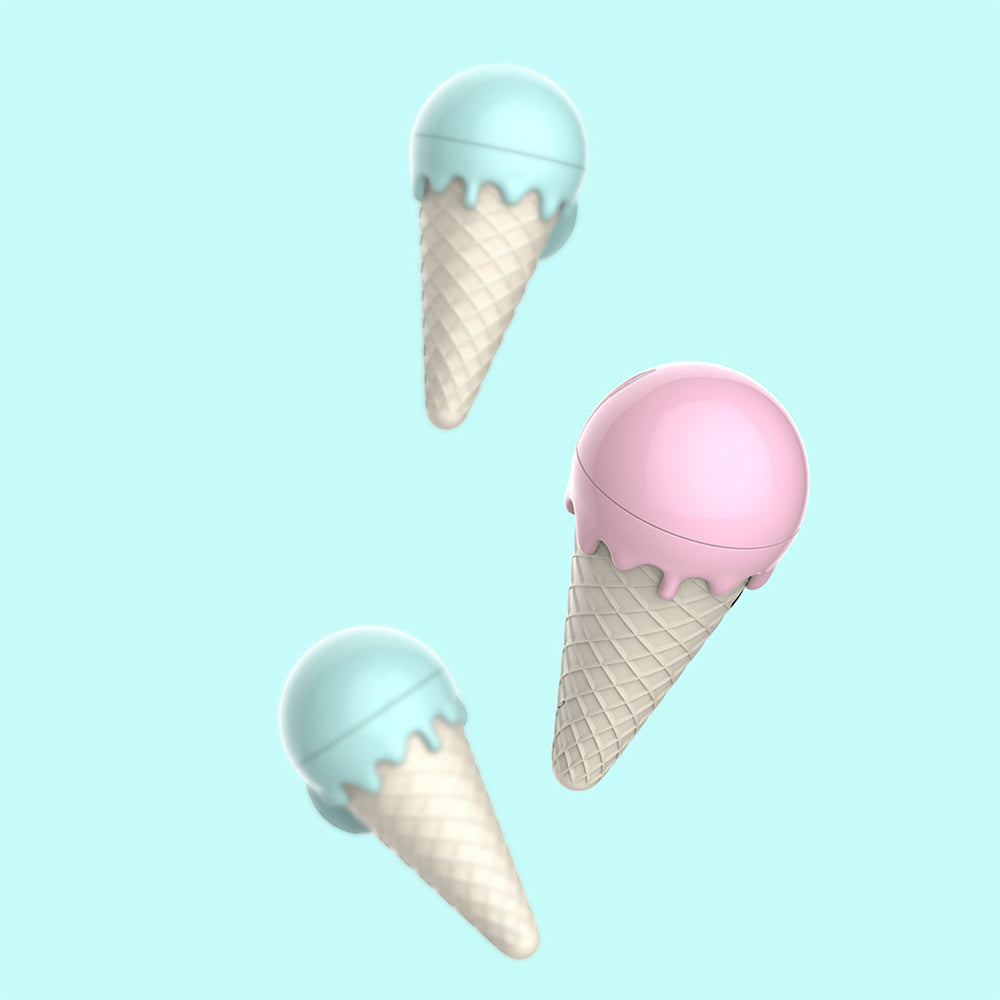 Green Ice Cream Catnip Ball Licks for Cats