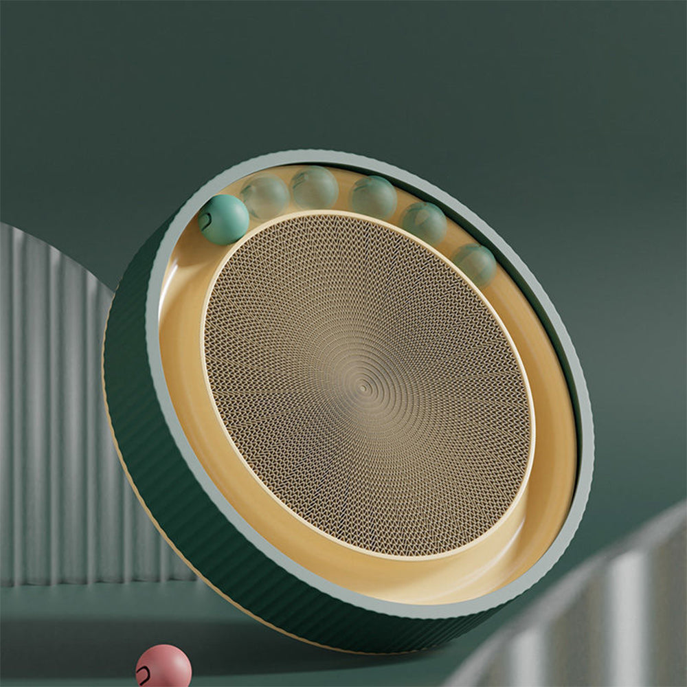 Light Green Luxury Turntable Cat Scratching Board - Large
