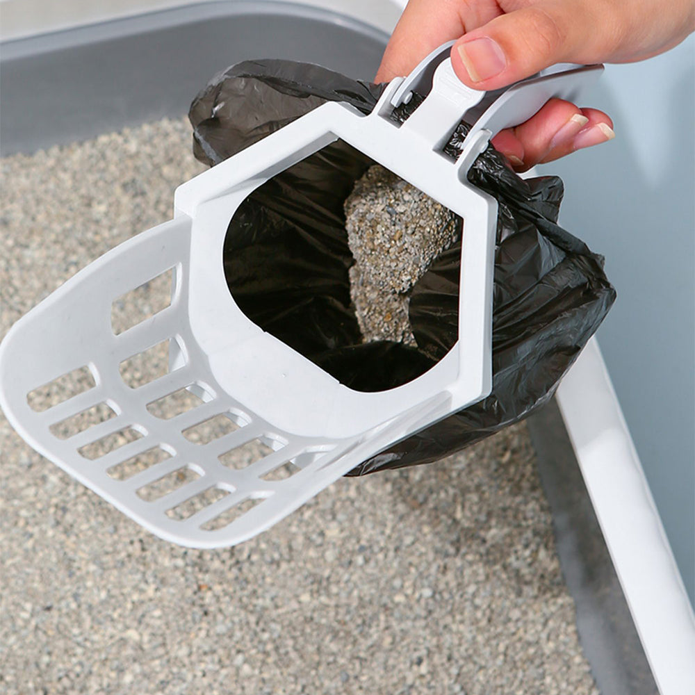 Gray All-in-one Litter Shovel