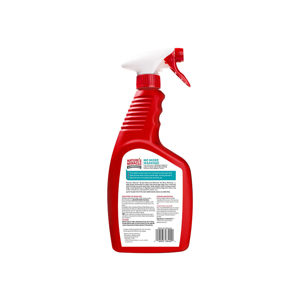 NATURE'S MIRACLE Advanced Platinum No More Marking Spray for Dogs 709ml