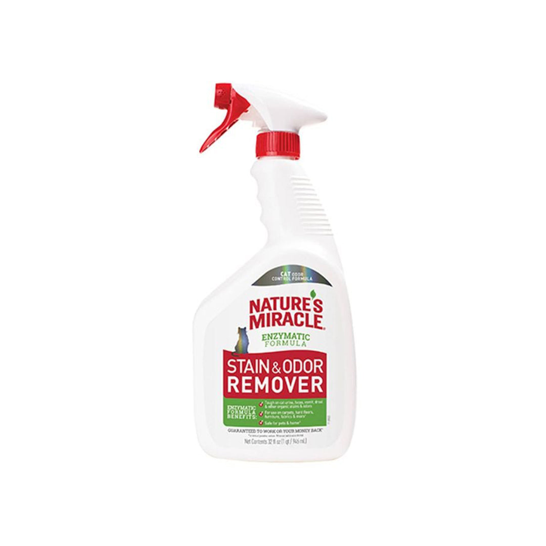 NATURE'S MIRACLE Stain & Odour Remover for Cats 946ml