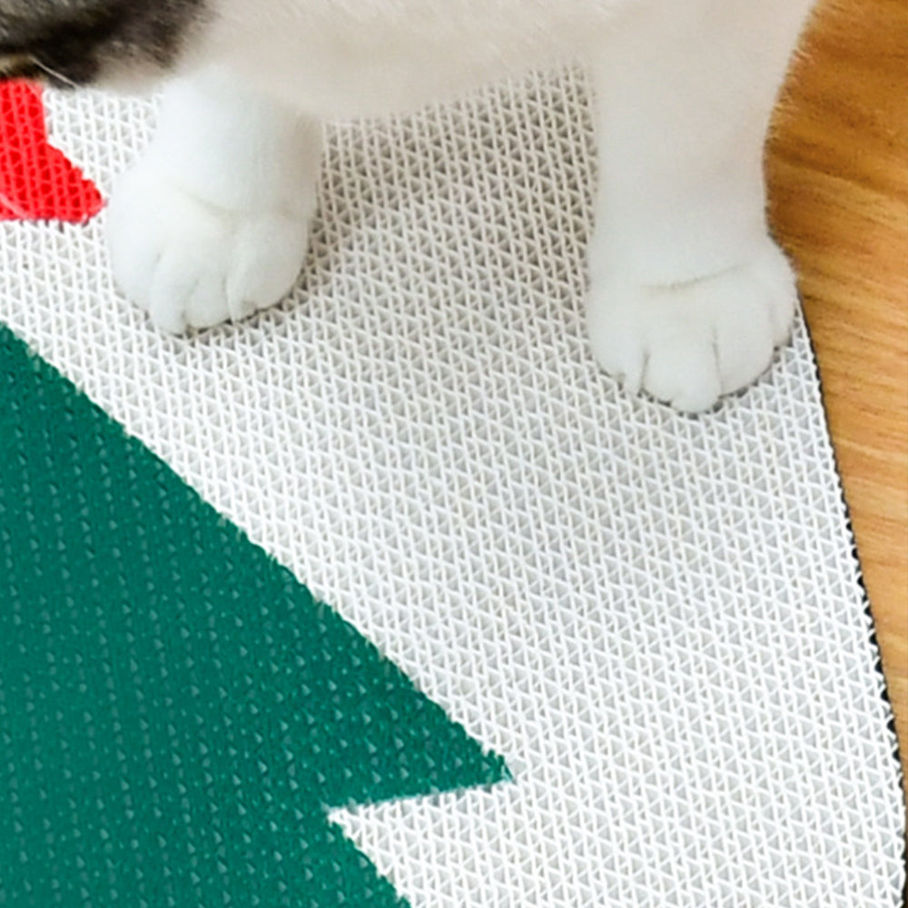 Christmas Tree Wall Sticker Cat Scratching Board