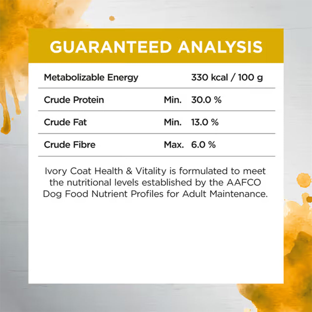 IVORY COAT Raw Health Health & Vitality Dog Food 1.8kg