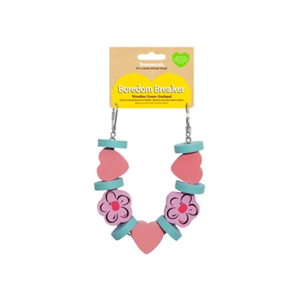 ROSEWOOD Flower Garland Small Animal Activity Toy