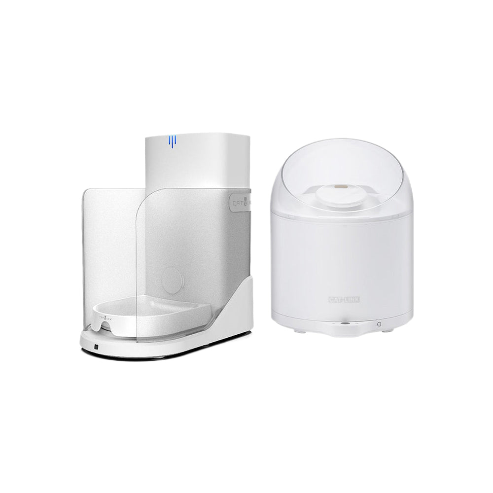 CATLINK Pet Feeder and Water Fountain Set A