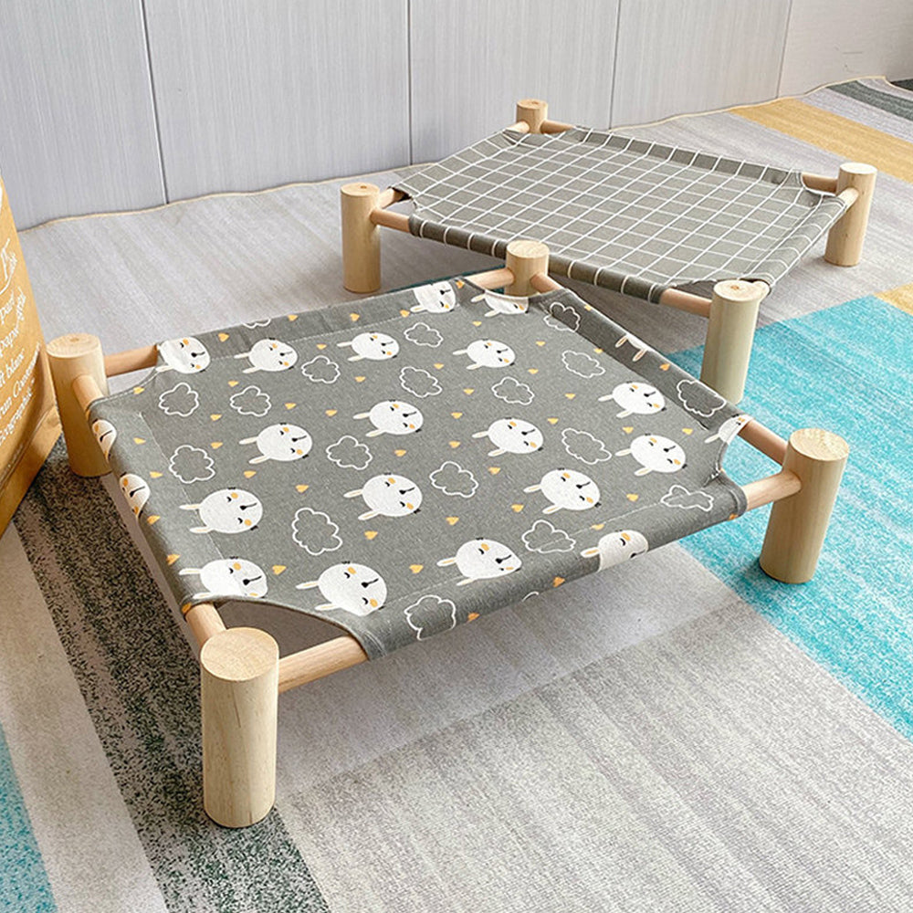 All-Season Comfortable Wooden Pet Bed