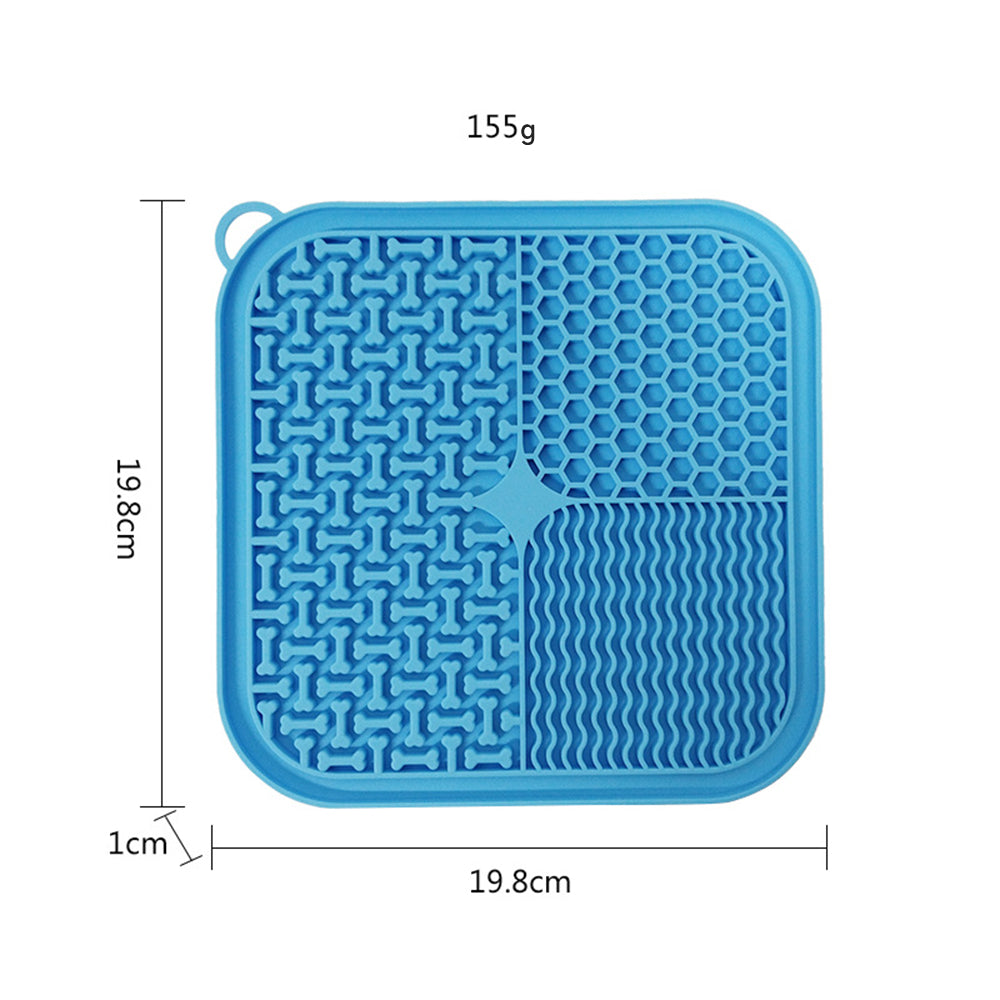 Silicone Lick Mat with Suction Cups ¨C Slow Feeder & Anxiety Relief Toy
