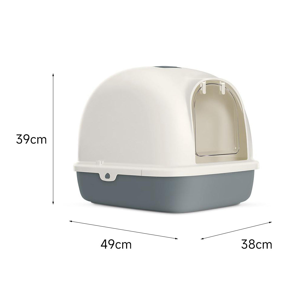 PAKEWAY Tomcat Grey Cat Litter Box (middle)
