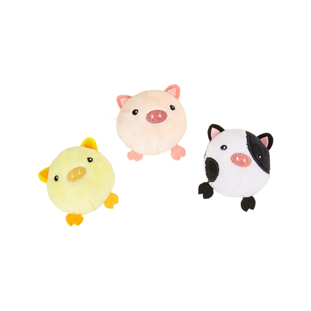 FOFOS Farm Animal Ball Cat Toy 1pc - Random Color