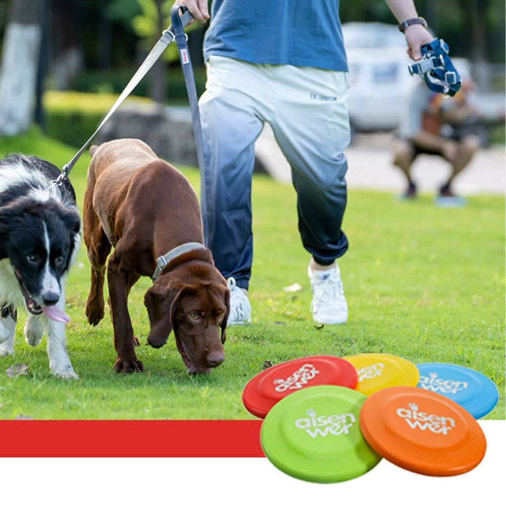 Durable Dog Flying Disc – Chew-Resistant Fetch Toy 18cm