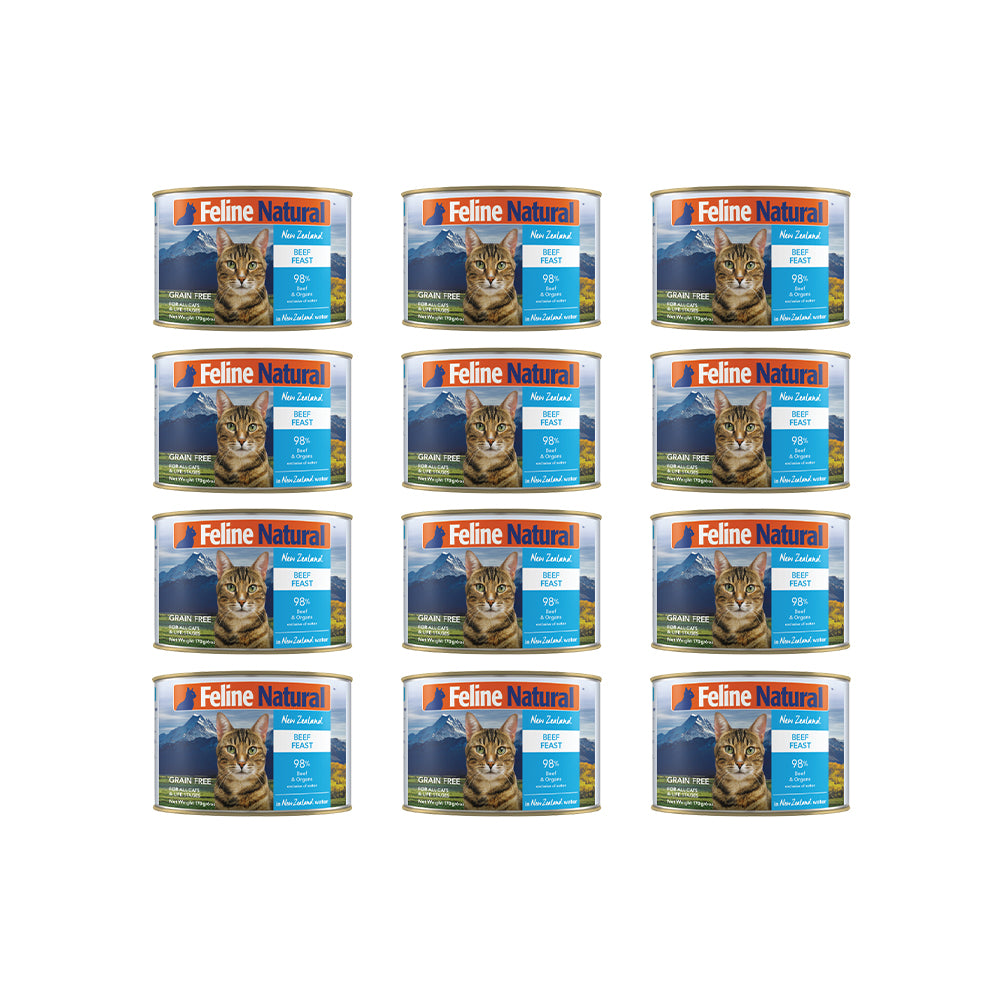 FELINE NATURAL Beef Feast Grain Free Cat Food