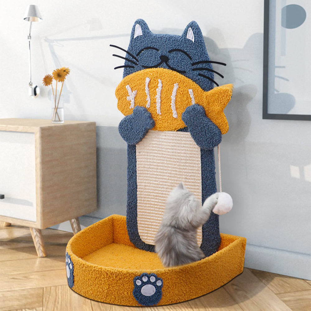 Cat Scratcher with Bed – Scratching Board and Resting Cat Bed