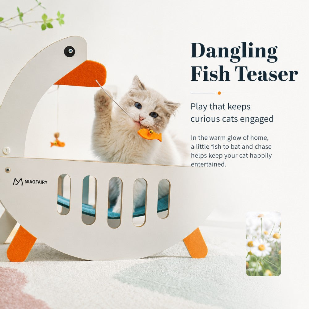 Cat Scratcher Hammock Bed Goose Design
