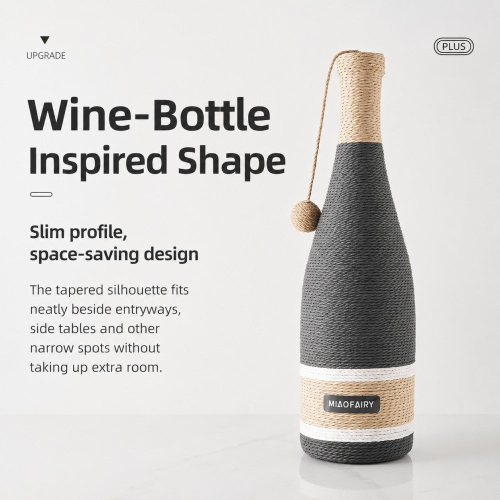 Cat Scratching Post Bottle Design Sisal Rope