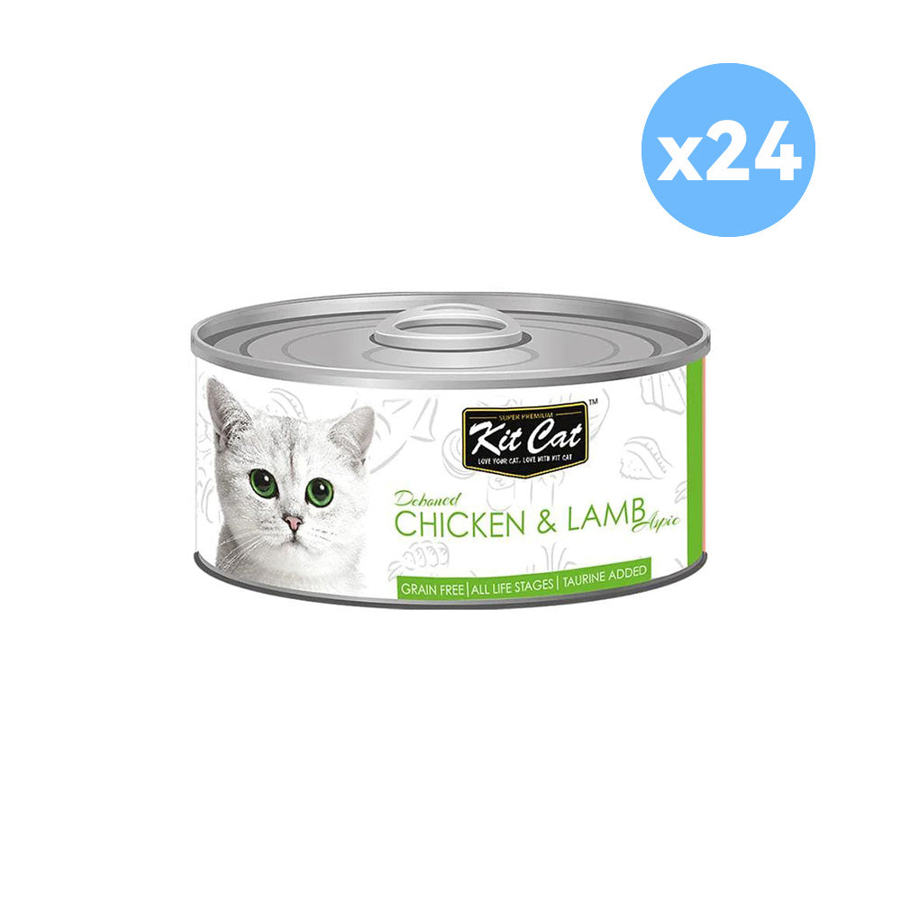 KIT CAT Chicken & Lamb Toppers Wet Canned Cat Food