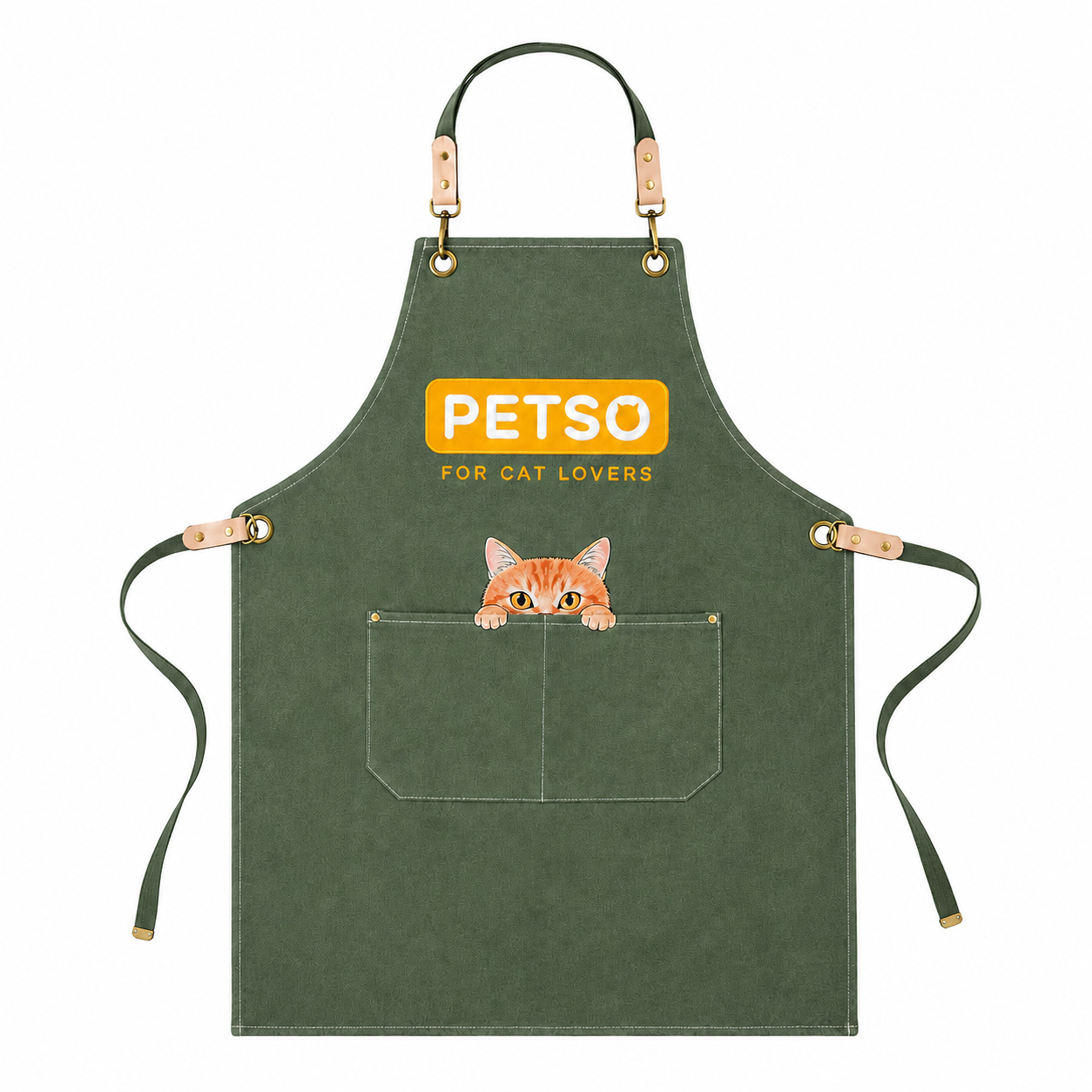 PETSO Waterproof Work Apron with Front Pocket