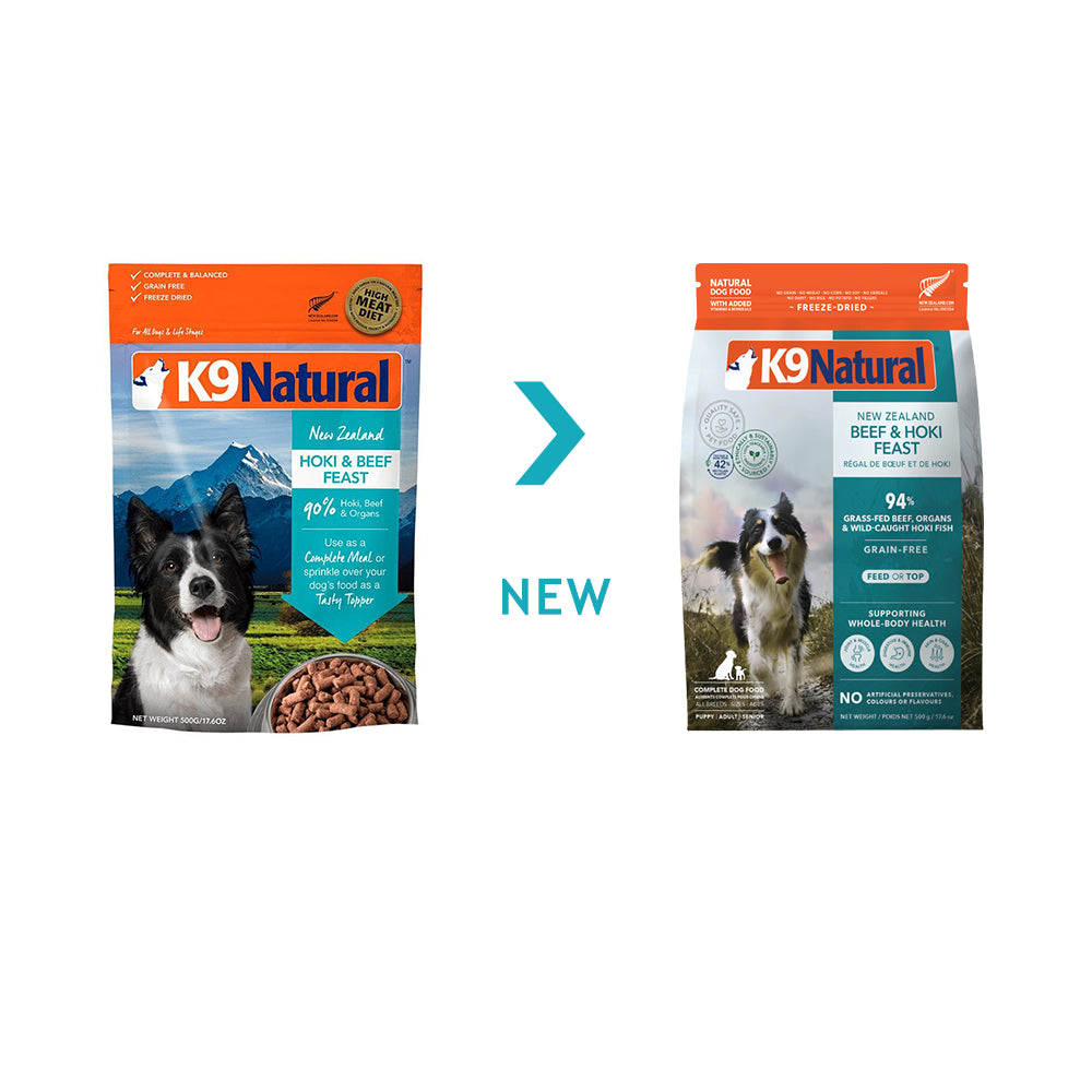 K9 NATURAL Beef & Hoki Dry Dog Food