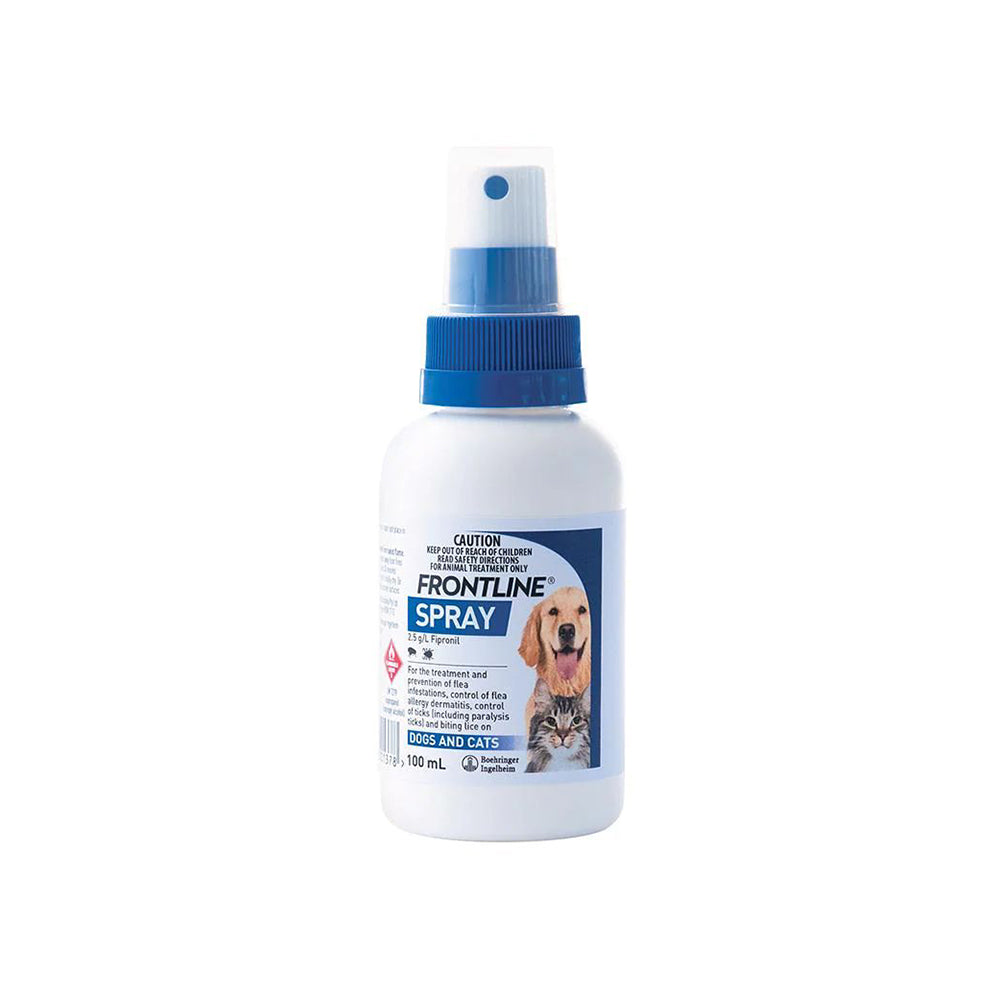 Frontline Spray Tick & Flea Control For Cats & Dogs -- 100ml