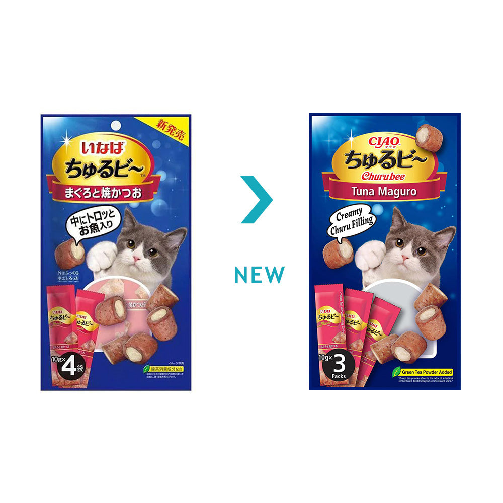 CIAO Churu Bee Maguro Cat Treats 3x10g