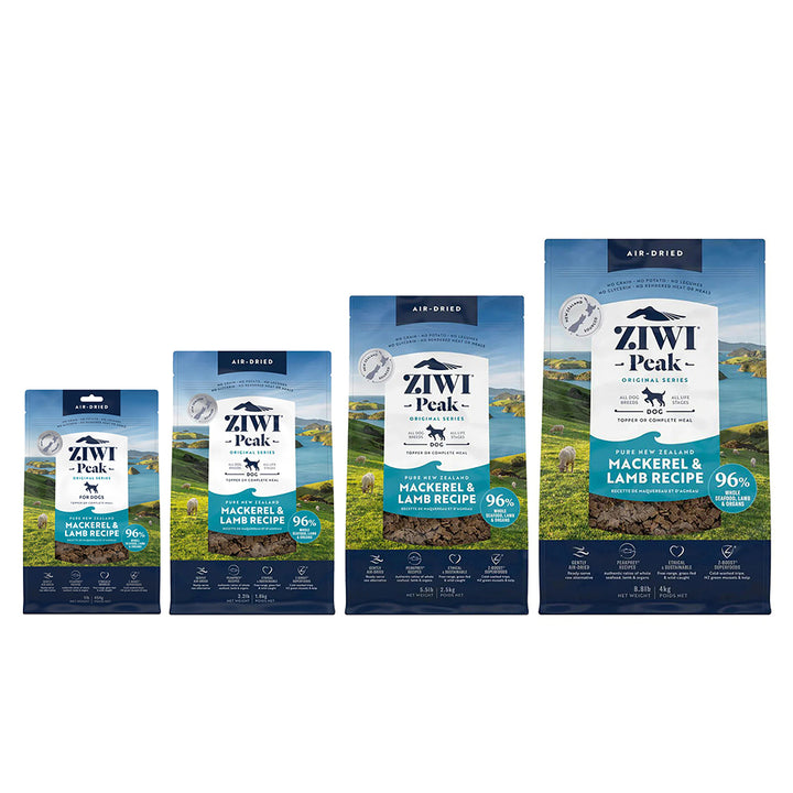 ZIWI Peak Mackerel & Lamb Recipe Air Dried Dog Food