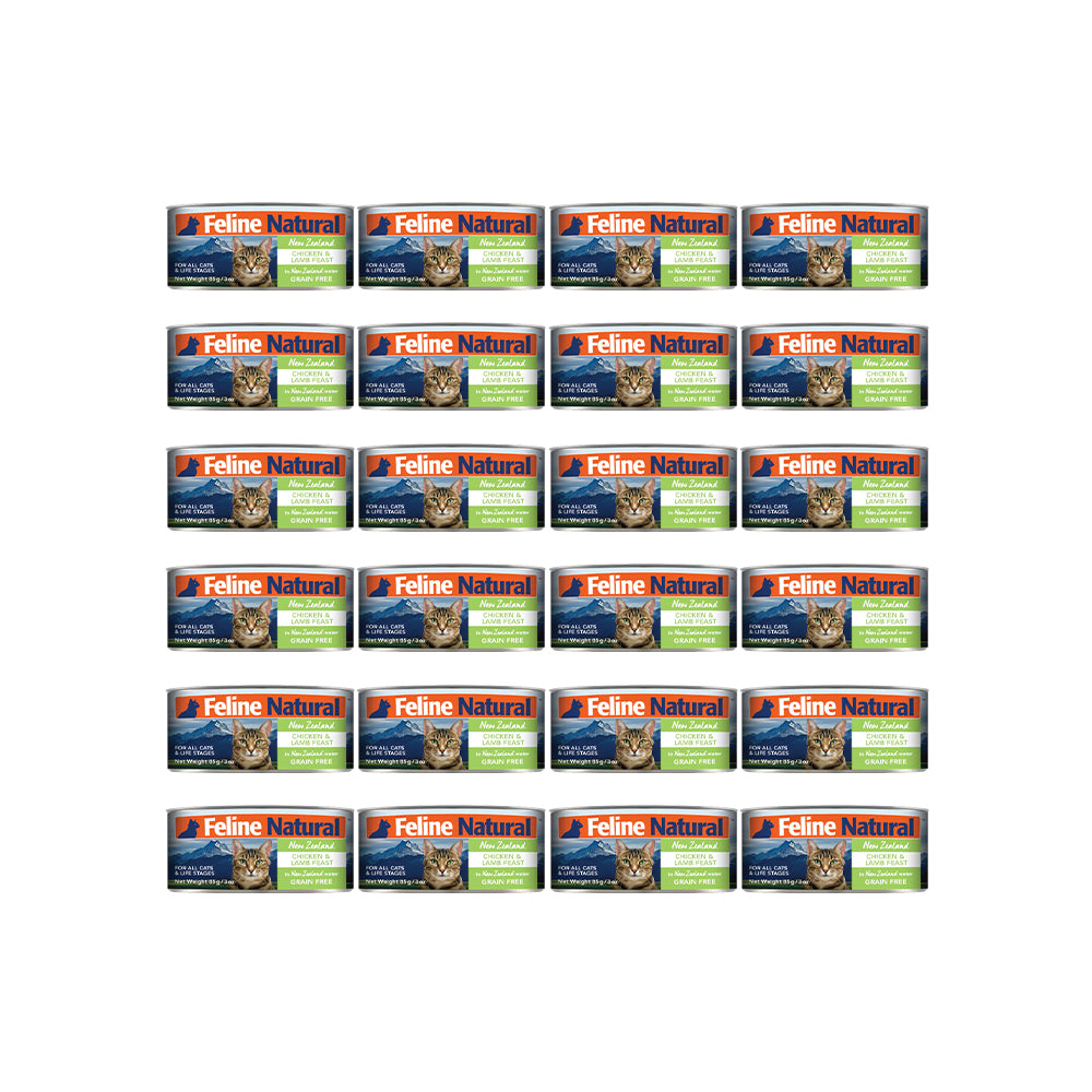 FELINE NATURAL Chicken and Lamb Grain Free Cat Food