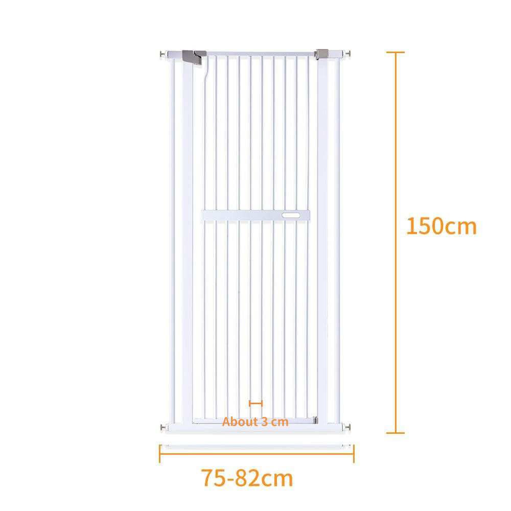 Cat Adjustable Metal Gate & Accessories 150cm