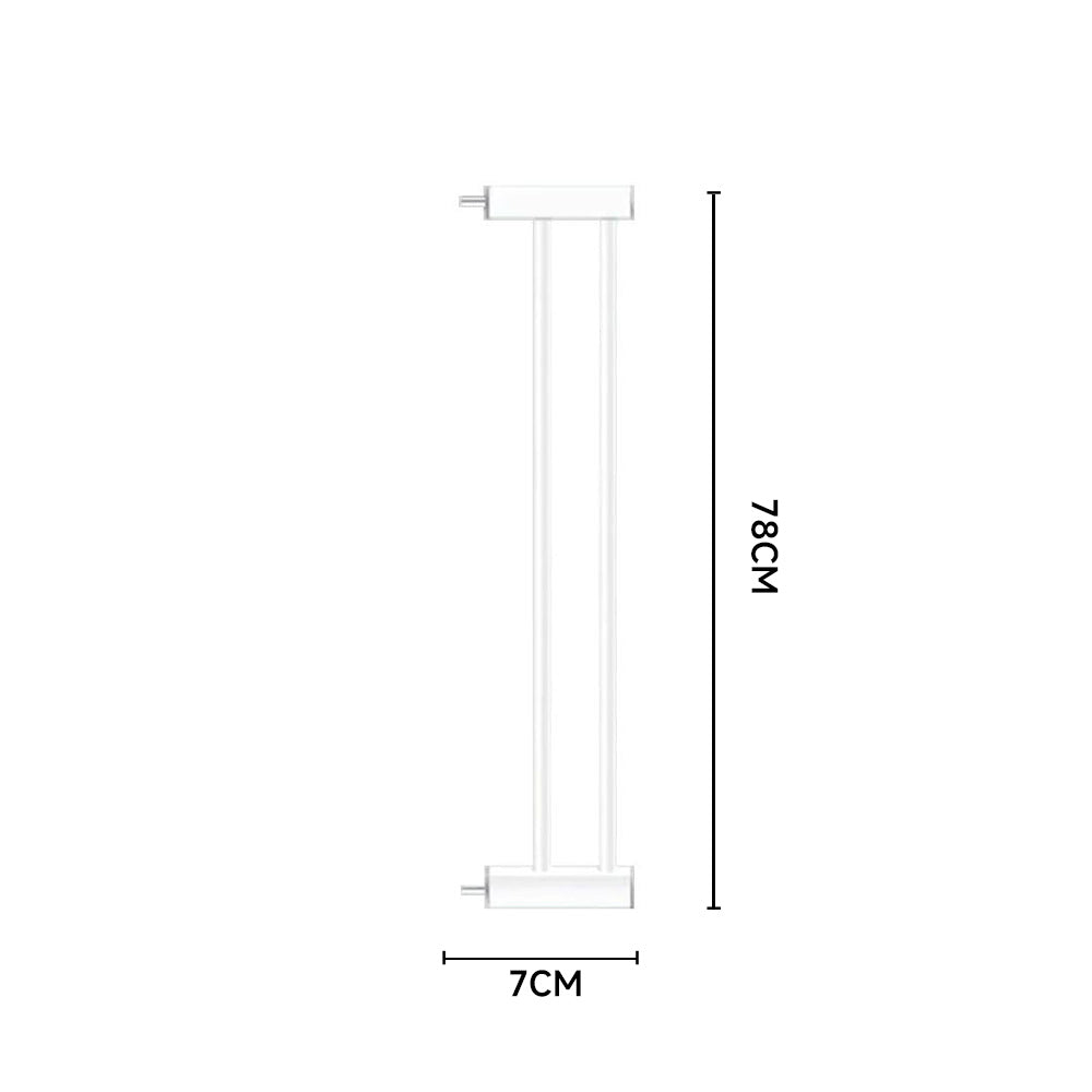Pet Adjustable Metal Gate & Accessories 78cm