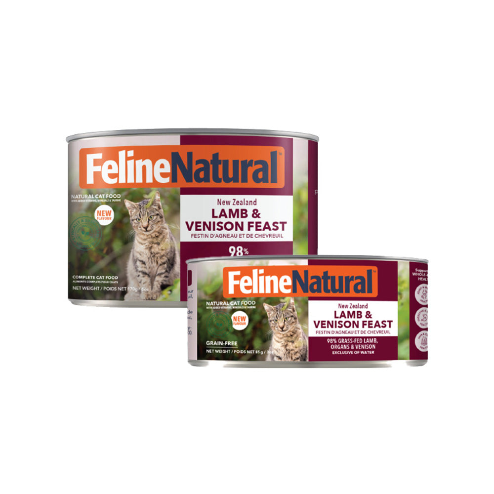 venison cat food wet FELINE NATURAL Lamb & Venison Wet Cat Food