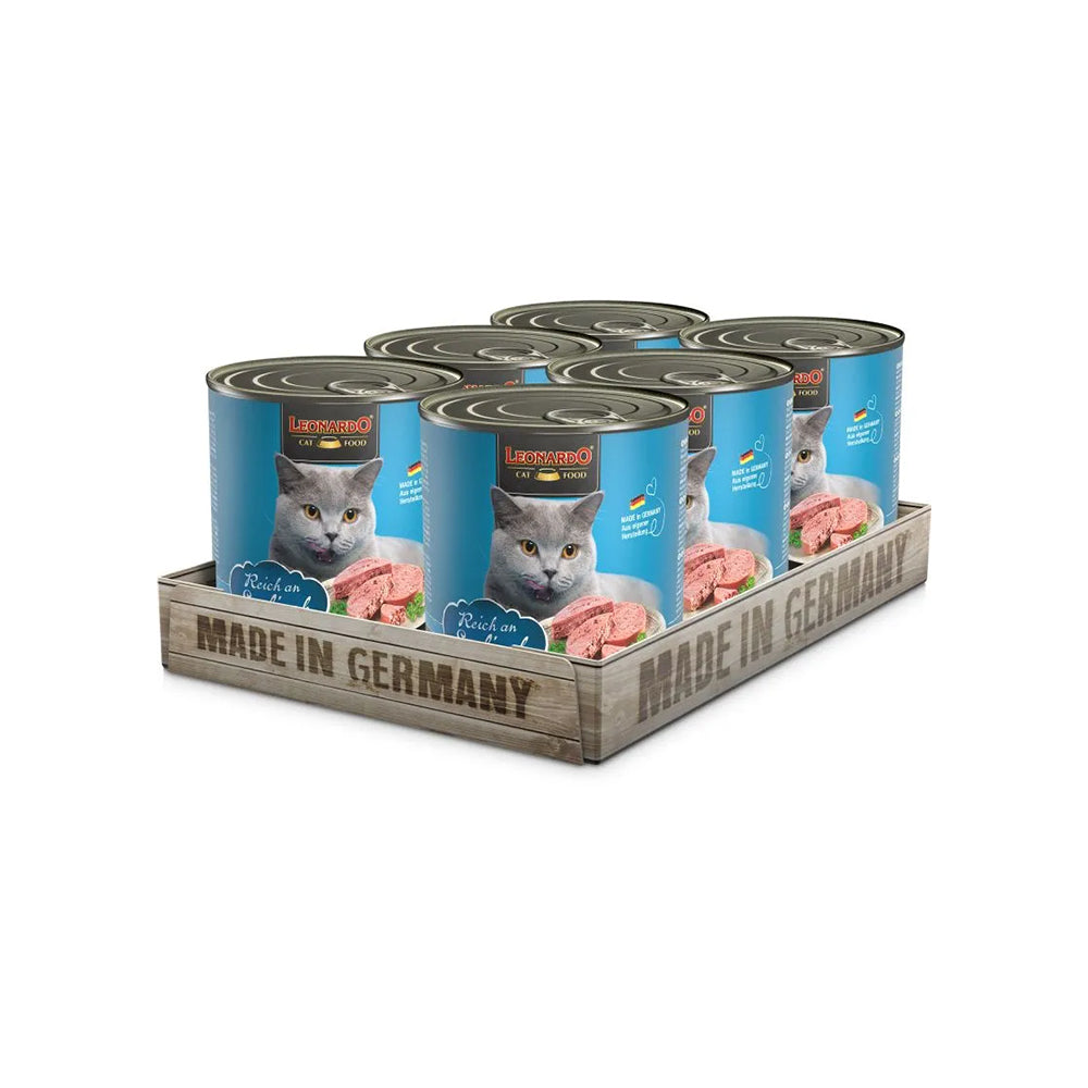 LEONARDO Quality Selection Ocean Fish Wet Cat Food