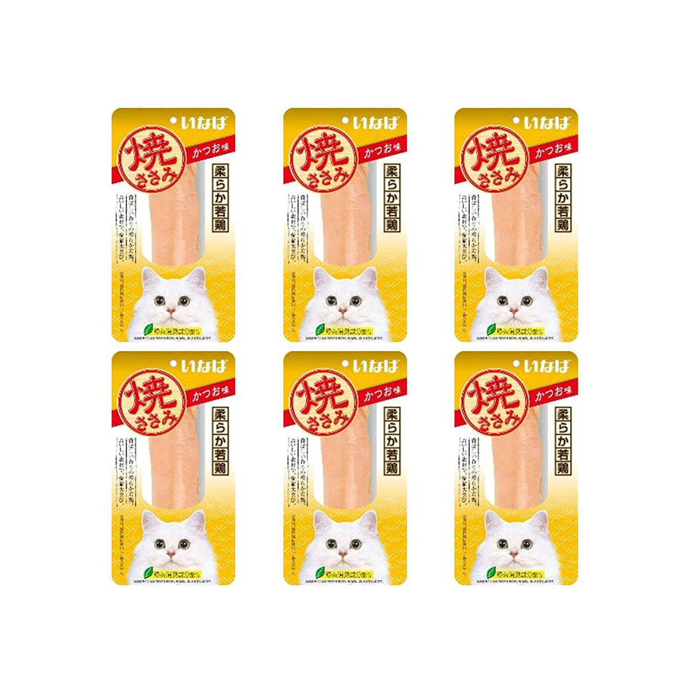 CIAO Grilled Chicken In Bonito Flavor Broth Cat Treats 15g