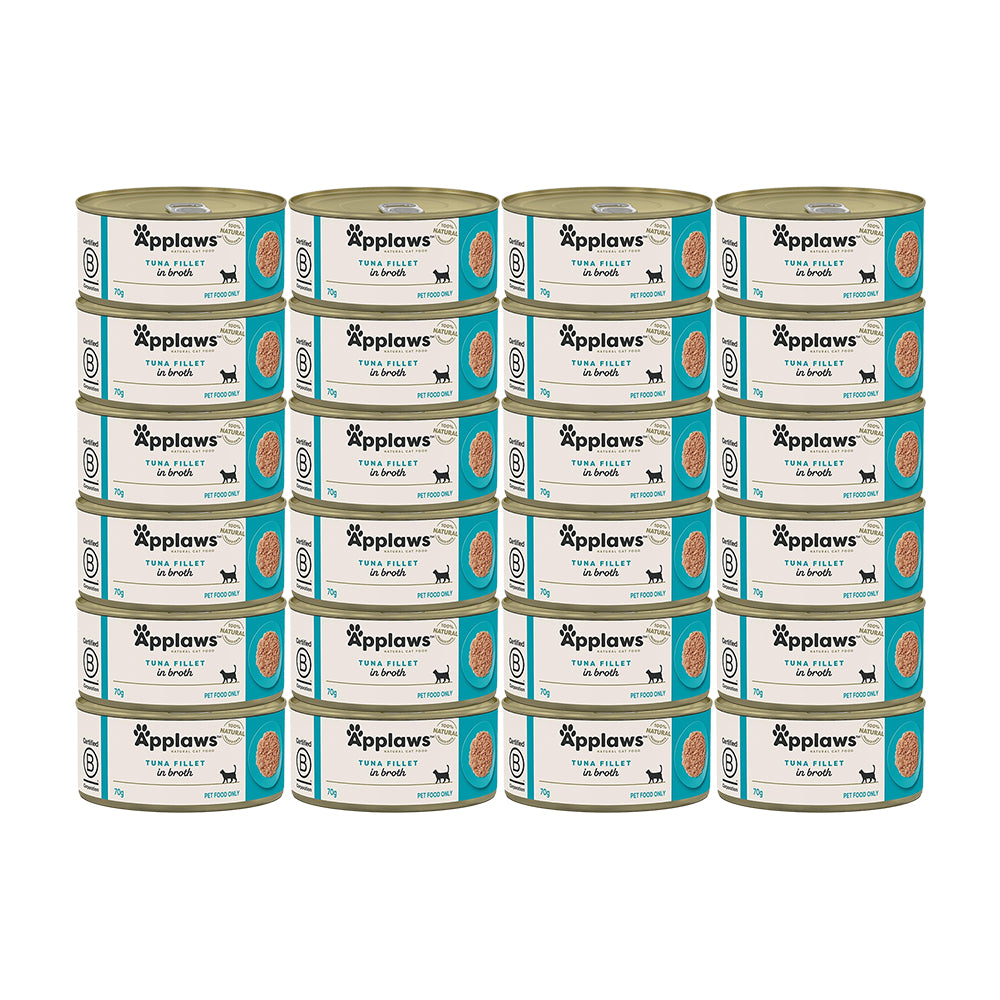 APPLAWS Tuna Fillet Adult Canned Wet Cat Food