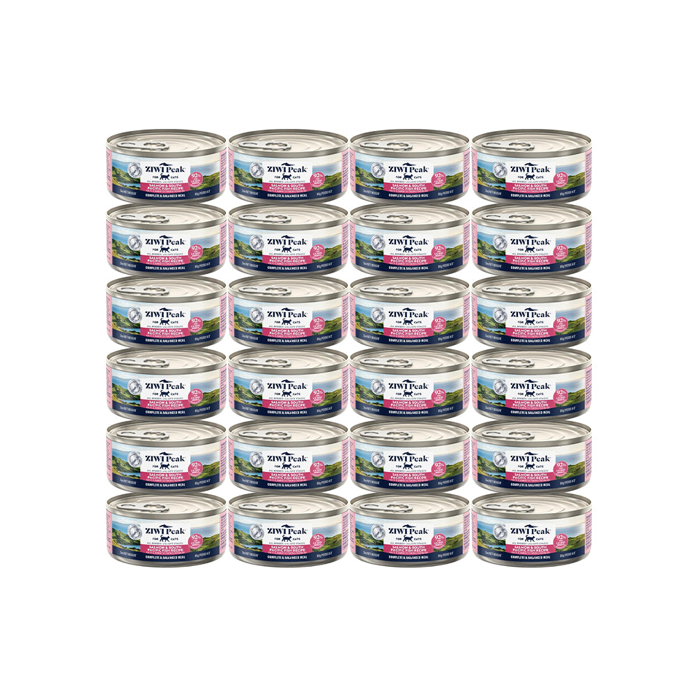 ZIWI PEAK Salmon & South Pacific Fish Wet Cat Food Cans