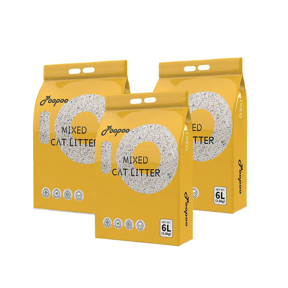 POOPOO Original Tofu & Bentonite Mixed Cat Litter