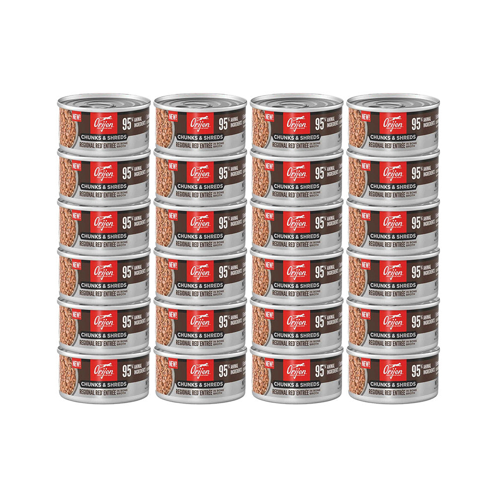 ORIJEN Chunks & Shreds - Regional Red Entrée Adult Wet Cat Food