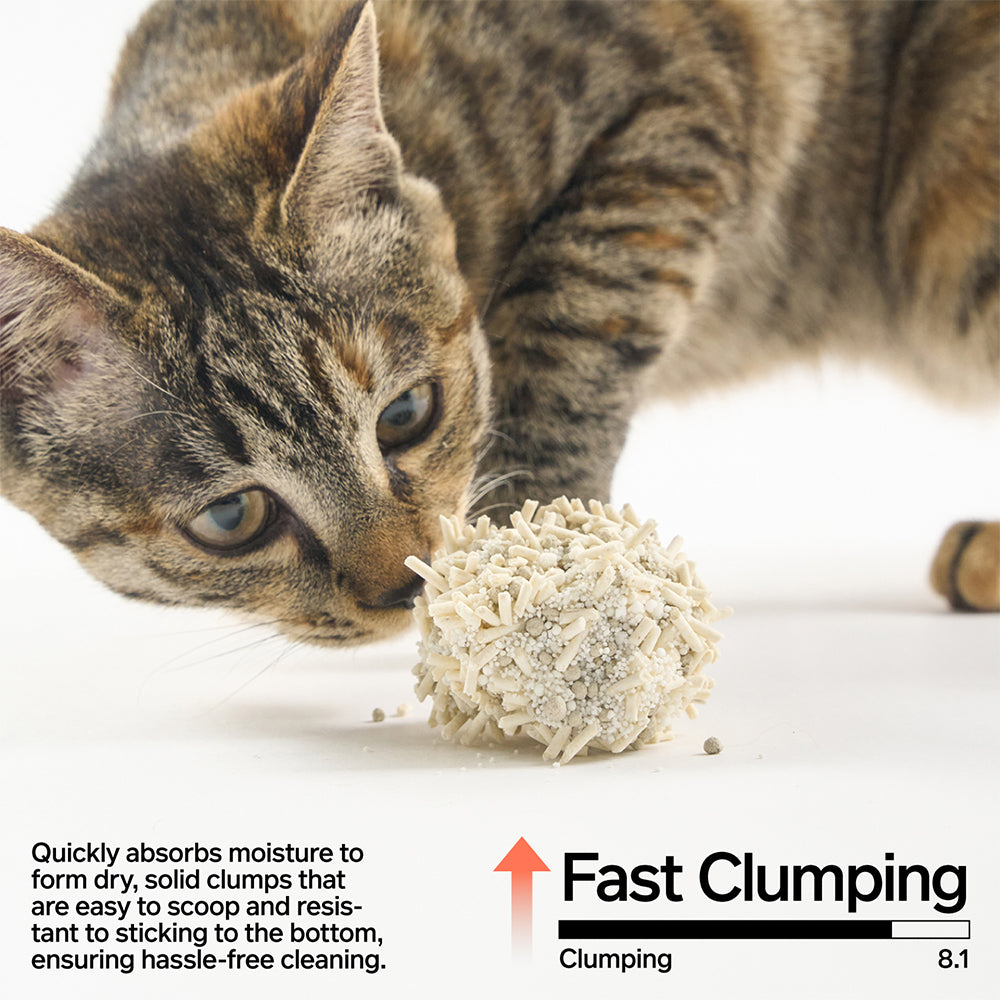 PIDAN Composite Cat Litter - 7L/3.6Kg New (Original Tofu+Bentonite+Cassava)