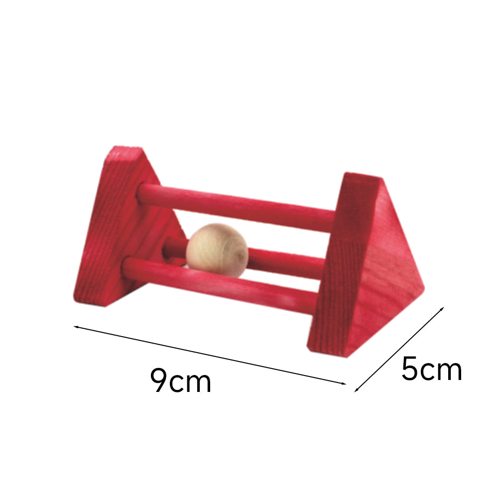 ZODIAC Wooden Rolling Barrel Small Animal Toy