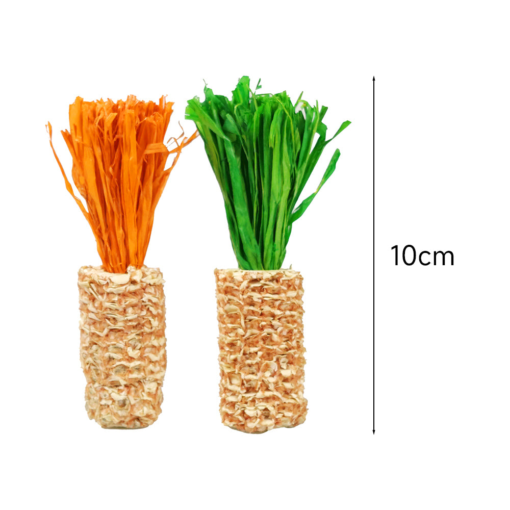 ZODIAC Nibble & Gnaw Corn Cob Small Animal Toy 2Pcs