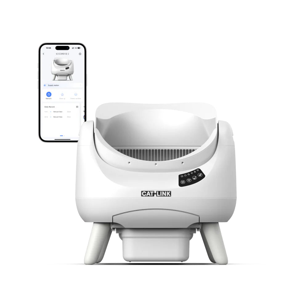 CATLINK Open-X Self-Clean Smart Cat Litter Box - Scooper Open-X