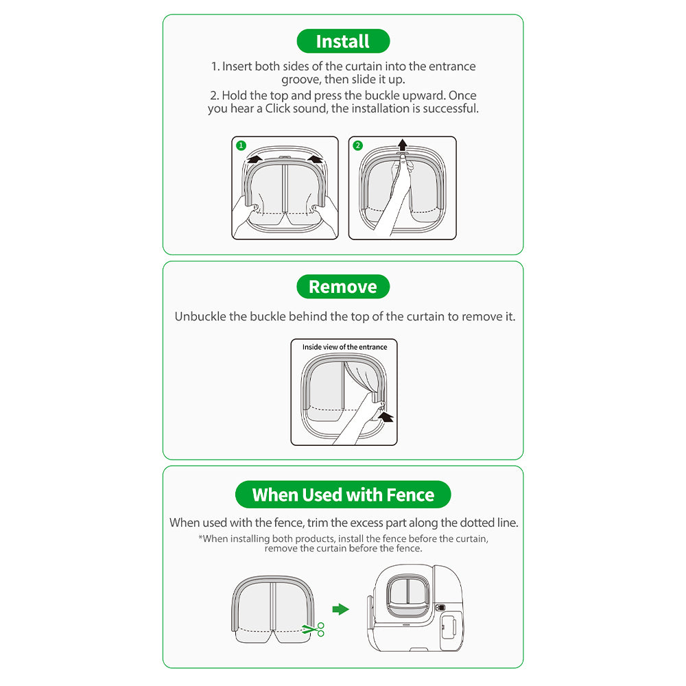PETKIT Magnetic Dustproof Curtain 3.0 For Max Pro 2