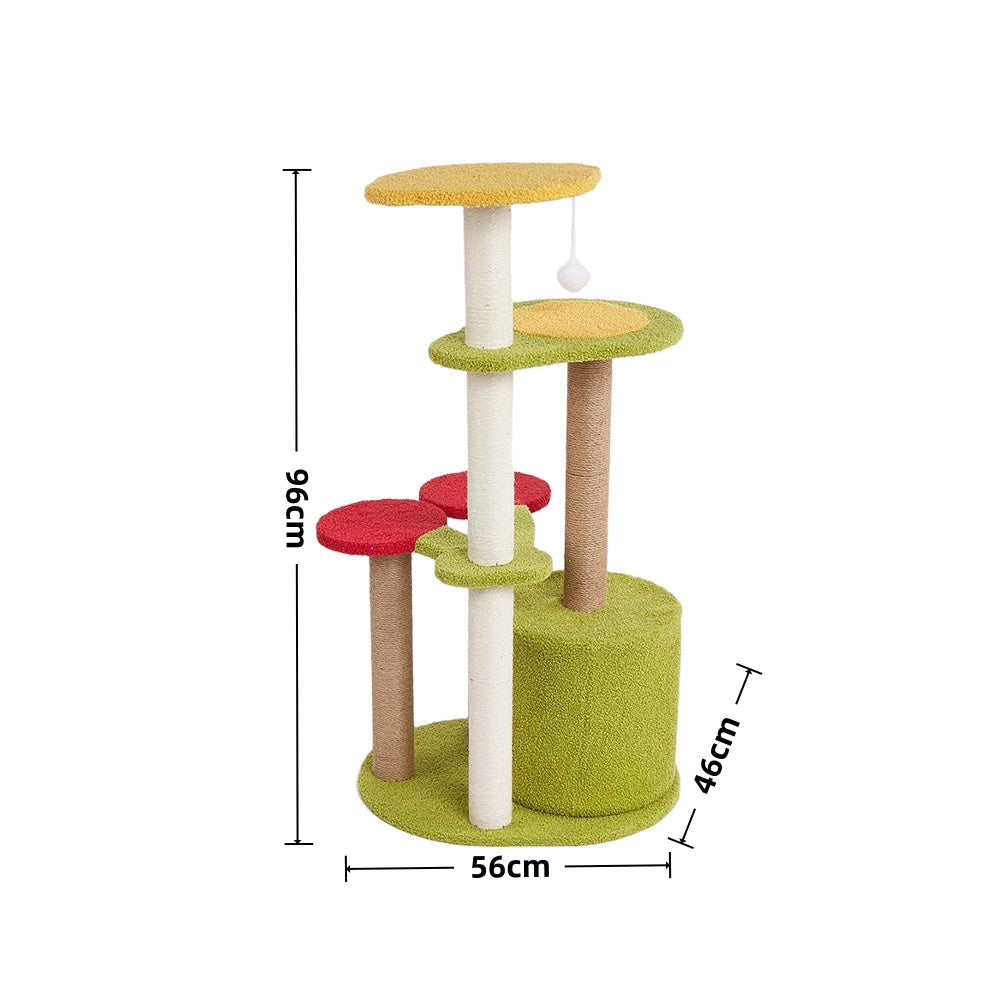 FOFOS Fruity Cat Scratching Tower