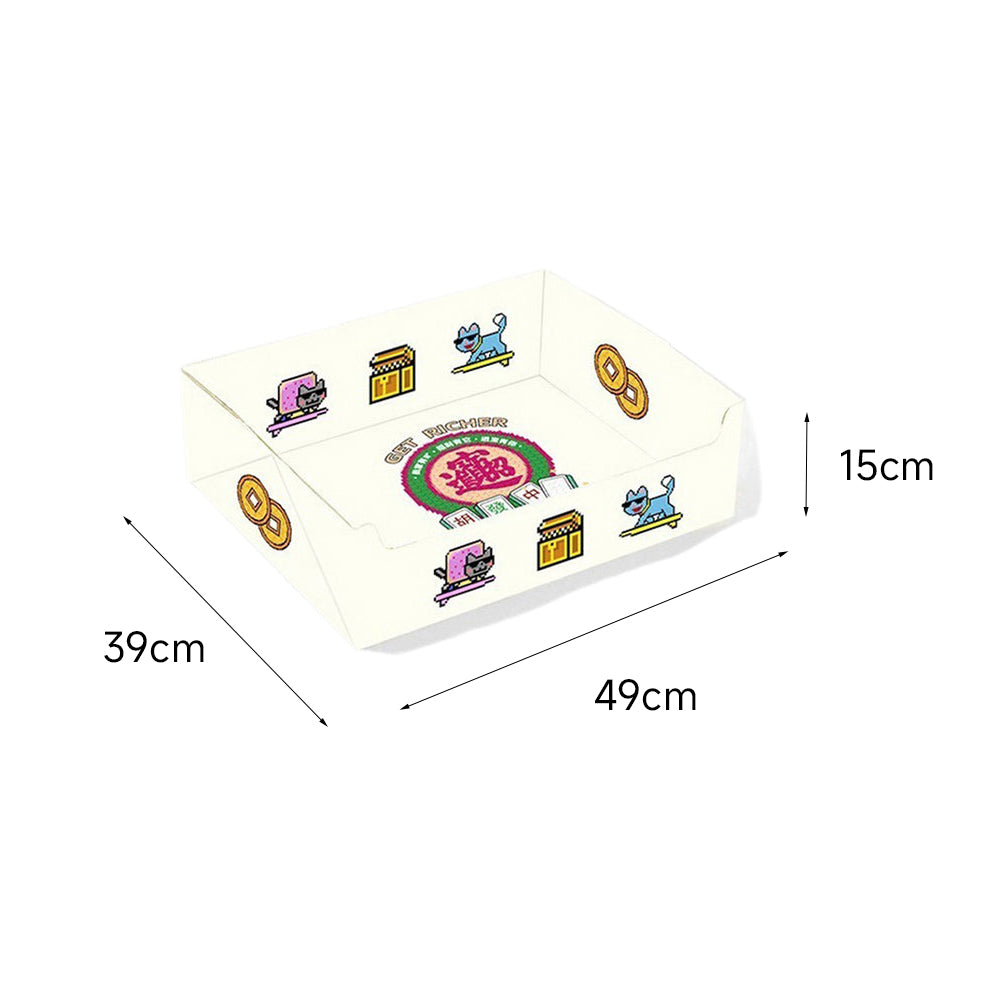 Disposable Anti-Splash Travel Cat Litter Box - Large