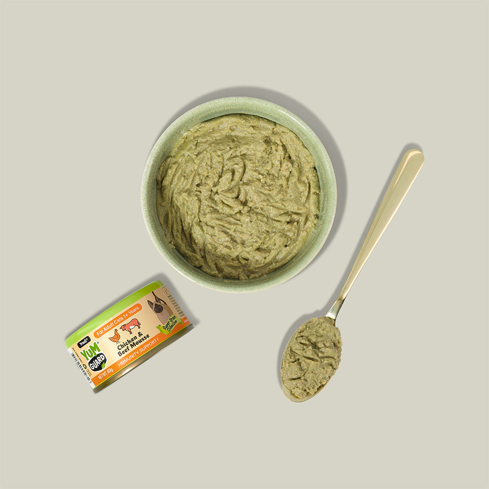 YUMGUARD Immunity Support Chicken & Beef Mousse Adult Wet Cat Food