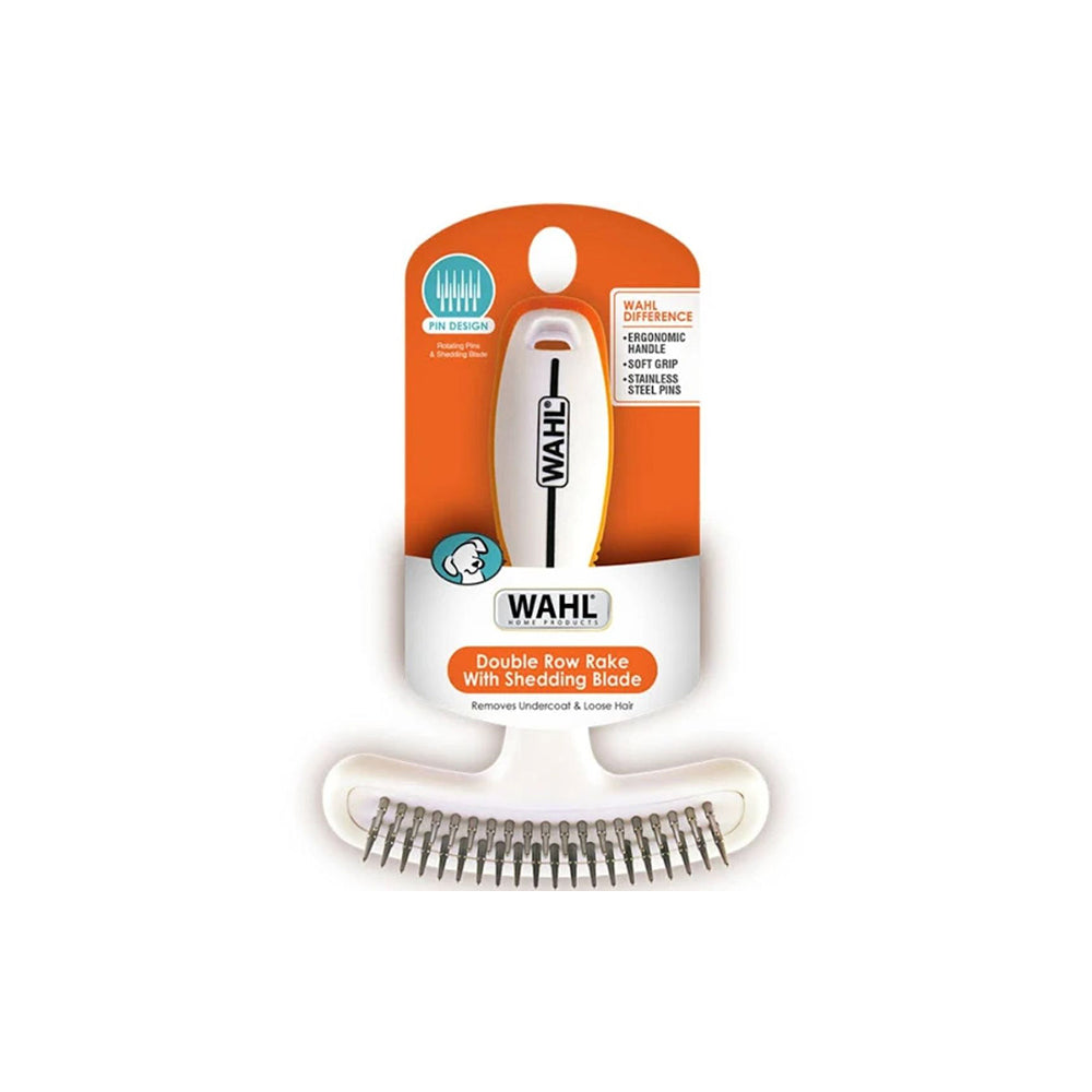 WAHL Orange/White 2-in-1 Rake & Shedding Pet Blade