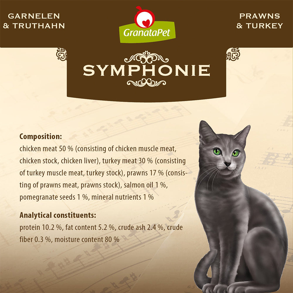 GRANATAPET Symphonie No. 2 Prawns & Turkey Cat Wet Food