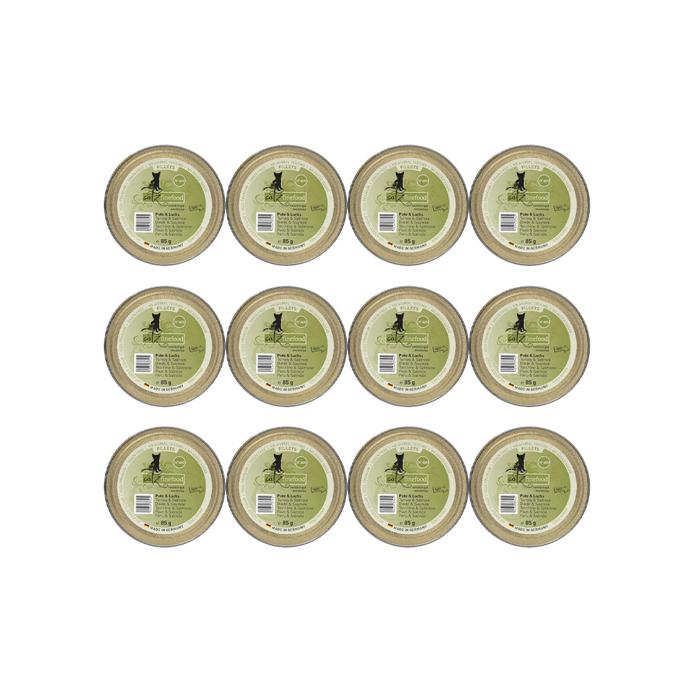 CATZ FINEFOOD Fillets No.405 Turkey, Chicken & Salmon in Jelly Cat Food