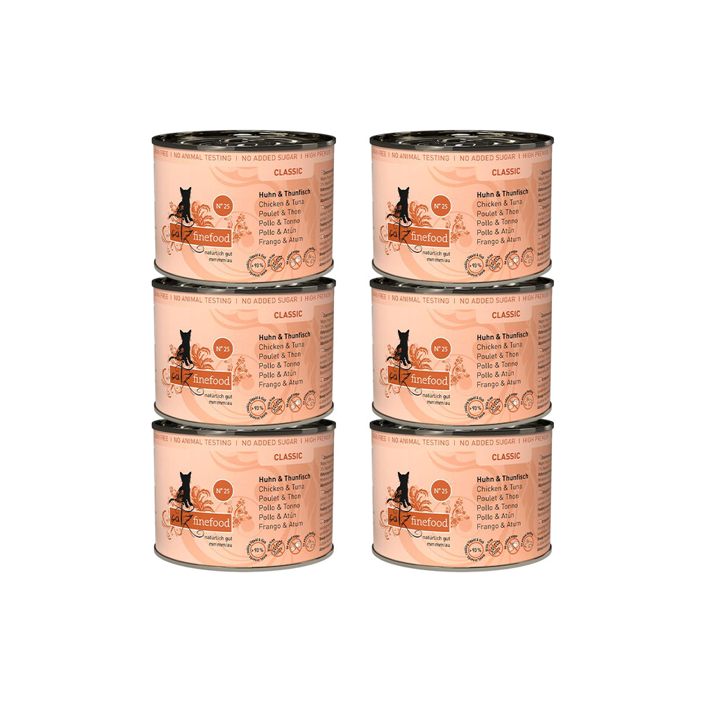 CATZ FINEFOOD Classic No.25 Chicken & Tuna Cat Food