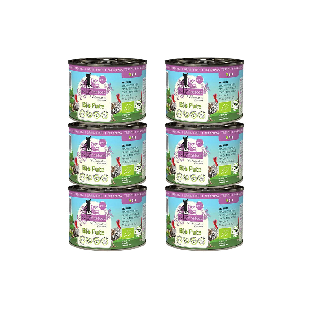 CATZ FINEFOOD Bio No.511 Organic Turkey Cat Food