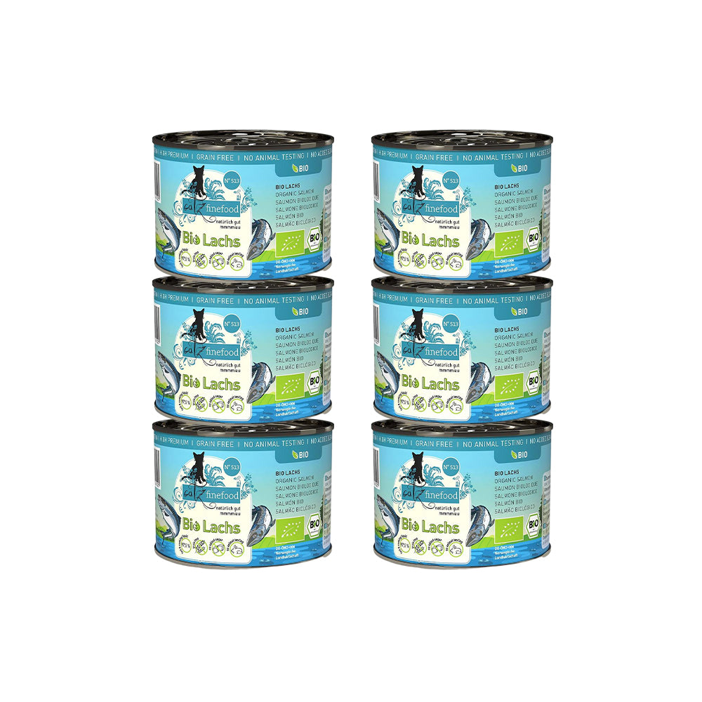 CATZ FINEFOOD Bio No.513 Organic Salmon Cat Food